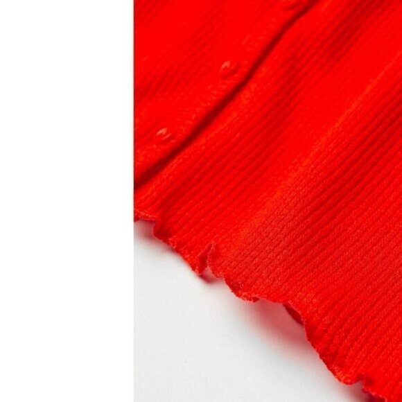 Divided Women's V- Neck Button-front Long‎ Sleeve Fitted Cardigan - Picture 2 of 5